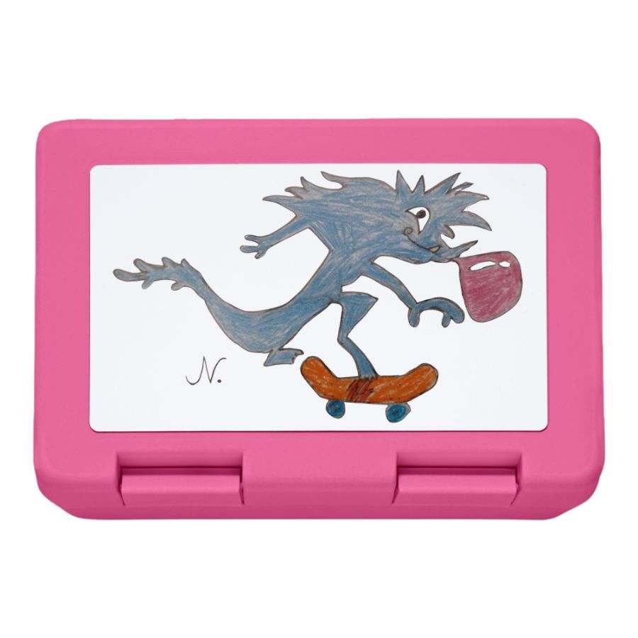 Personalisierte Brotdose als individuelles Geschenk für Kinder und Erwachsene - rosa