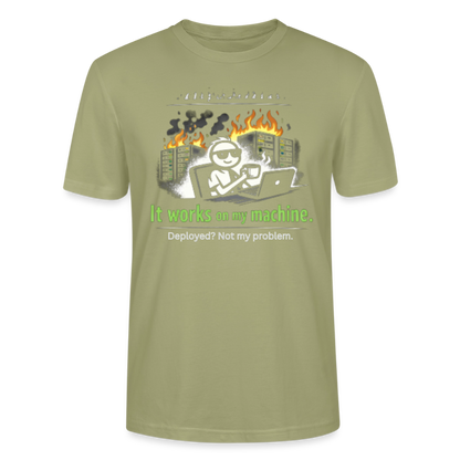 It Works On My Machine T-Shirt – Programmierer Humor Nerd Developer Shirt – Coding Geschenk für IT & Software Entwickler - sage