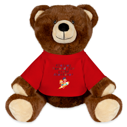 MiniFeet® RecycelBär® Teddy Bear Brown - red