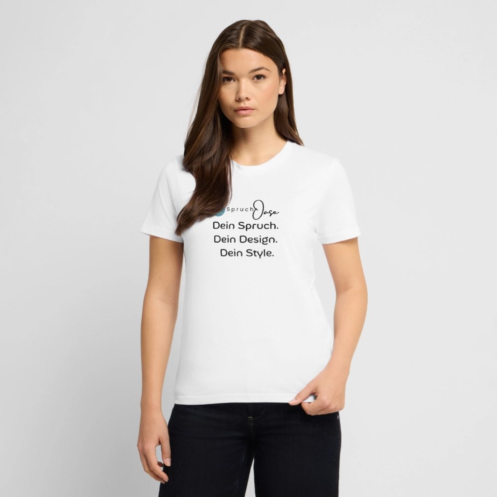 Spruchoase T-Shirt - white
