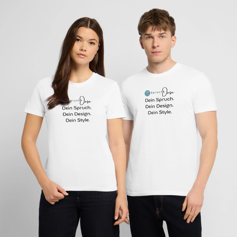 Spruchoase T-Shirt - white