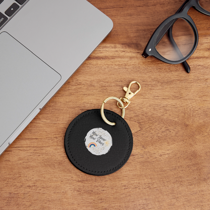 Schlüsselanhänger - Auf neue Anfänge! - black