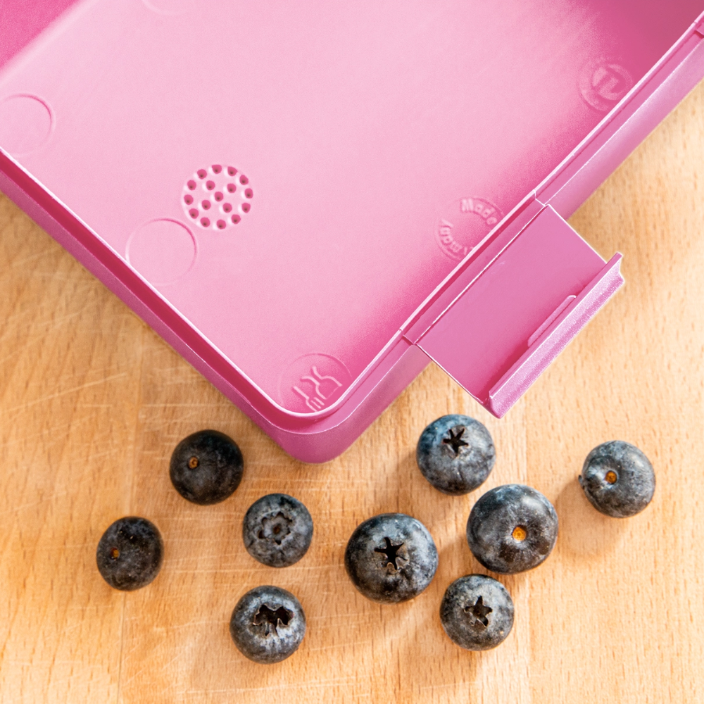 Personalisierte Kinder-Brotdose mit Wunschnamen - pink