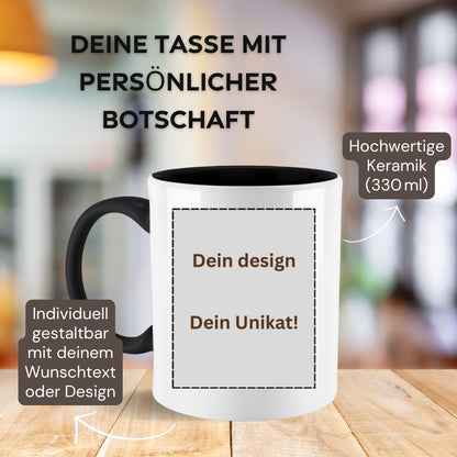 Tasse mit personalisiertem Design. Dein Unikat!