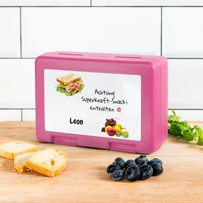 Personalisierte Kinder-Brotdose mit Wunschnamen
