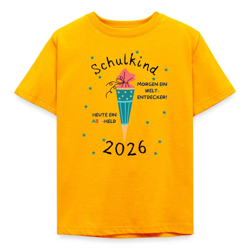 Einschulung Outfit Kind 2026 T-Shirt mit Spruch