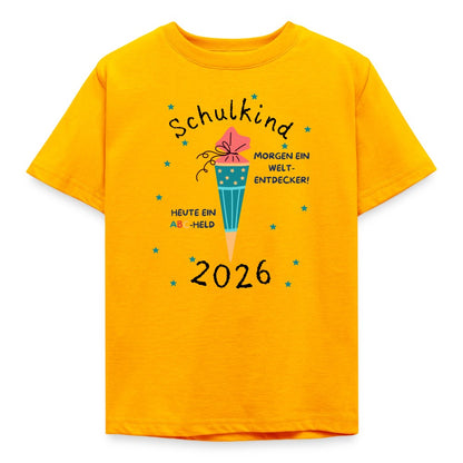 Einschulung Outfit Kind 2026 T-Shirt mit Spruch