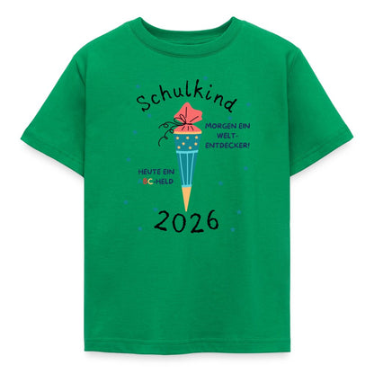 Kinder T-Shirt Einschulung mit ABC Held Spruch