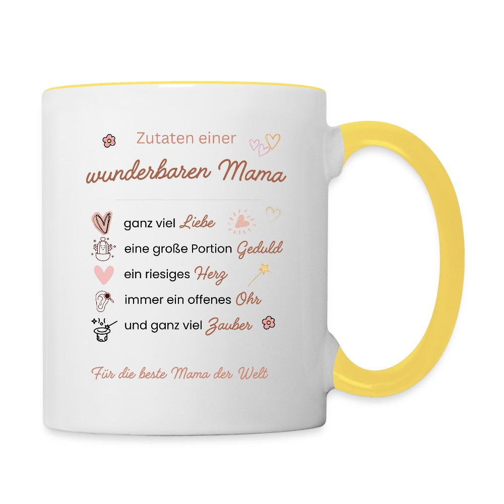 Geschenkidee Tasse für Mama mit liebevollem Spruch