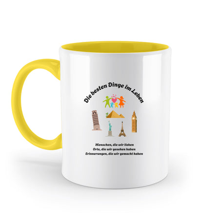 Geschenk Tasse mit liebevollem Zitat über Erinnerungen und besondere Momente