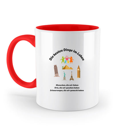 Geschenk Tasse mit liebevollem Zitat über Erinnerungen und besondere Momente