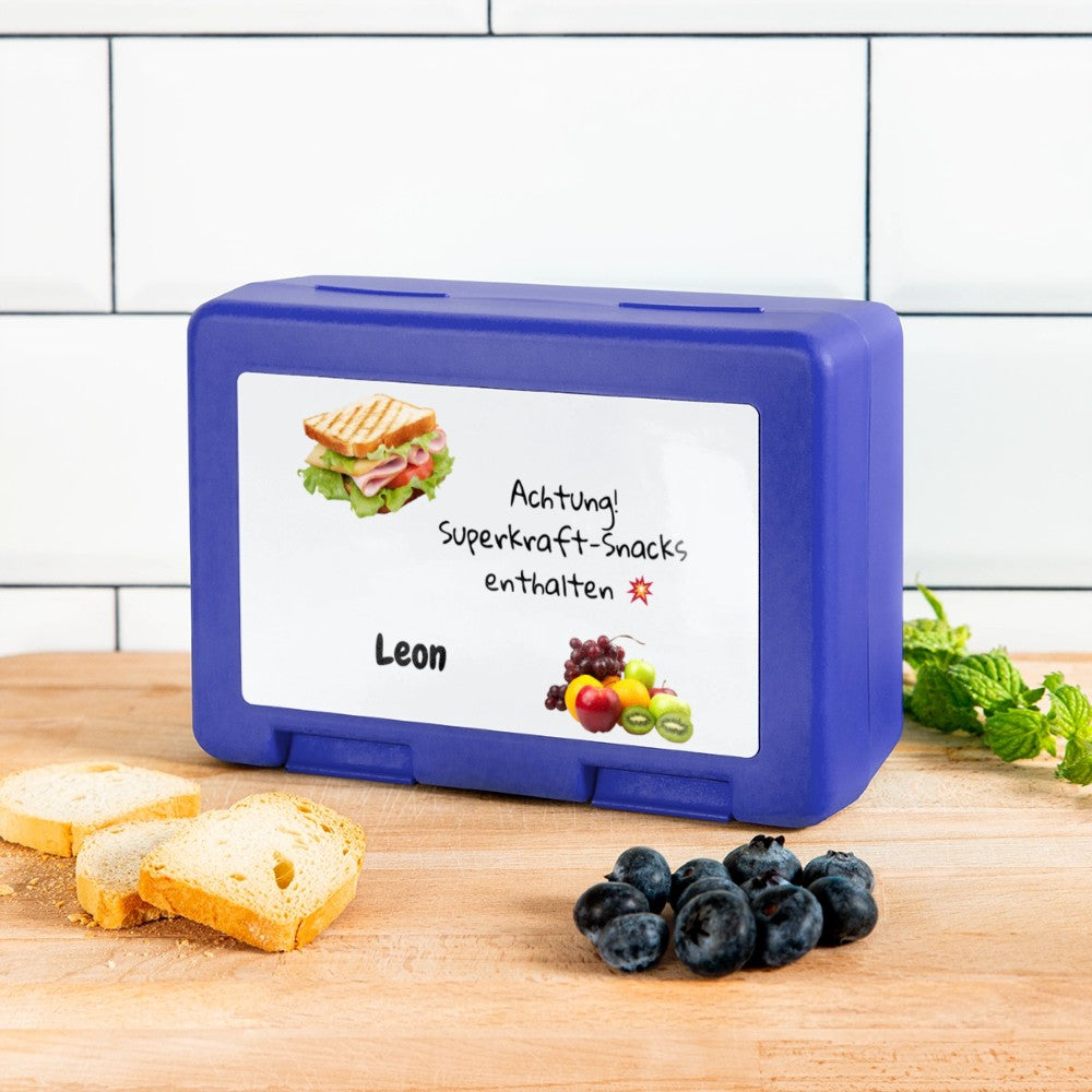 Personalisierte Kinder-Brotdose mit Wunschnamen