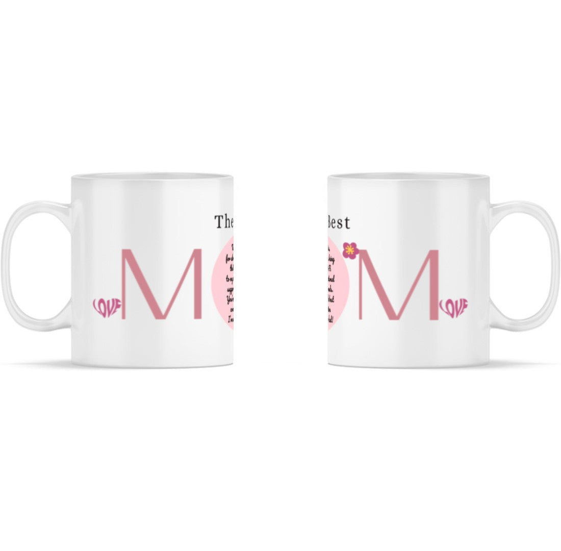 Panorama Tasse Weiß - Best MOM