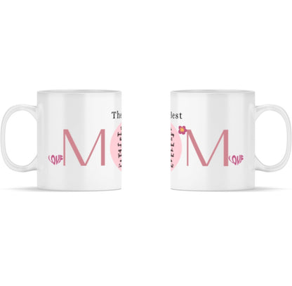 Panorama Tasse Weiß - Best MOM