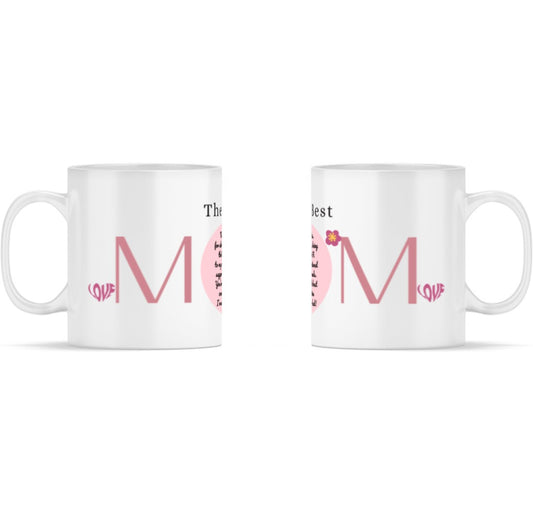 Panorama Tasse Weiß - Best MOM