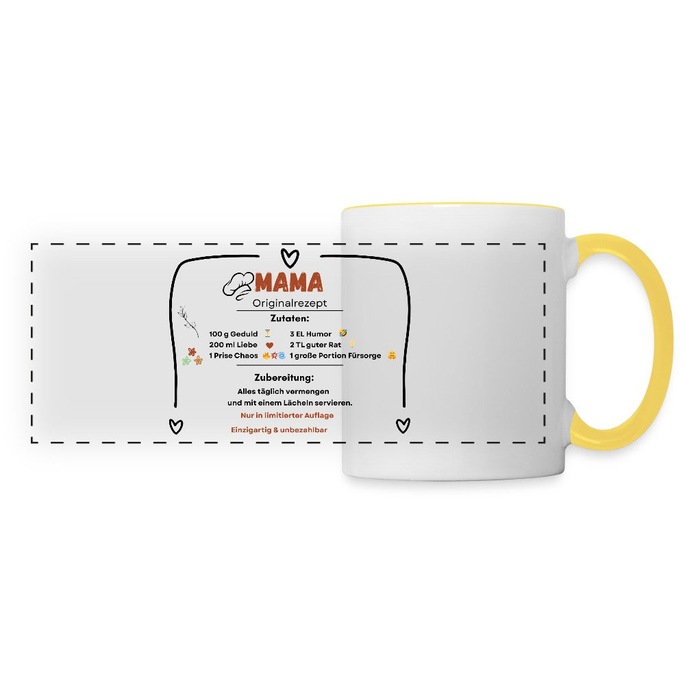 Lustige Tasse mit Spruch Mama Originalrezept