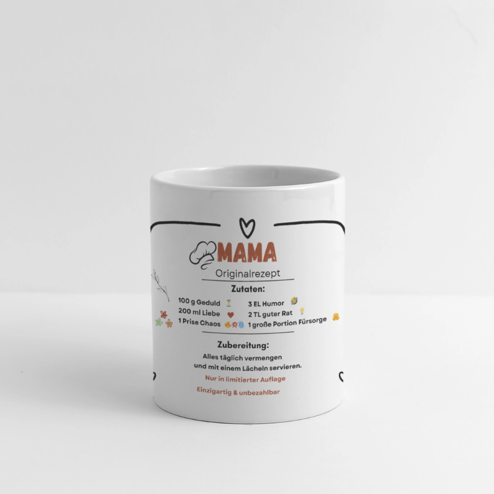 Mama Originalrezept Tasse als Geschenkidee zum Muttertag
