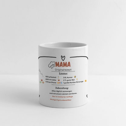 Mama Originalrezept Tasse als Geschenkidee zum Muttertag