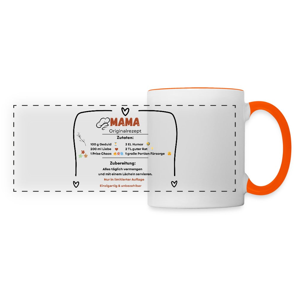 Mama Originalrezept Tasse gefüllt mit Kaffee