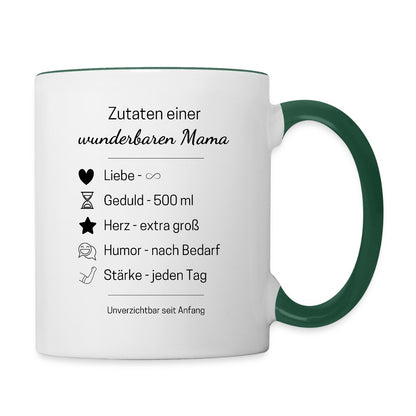 Hochwertige Keramiktasse für Mama mit liebevollem Druck