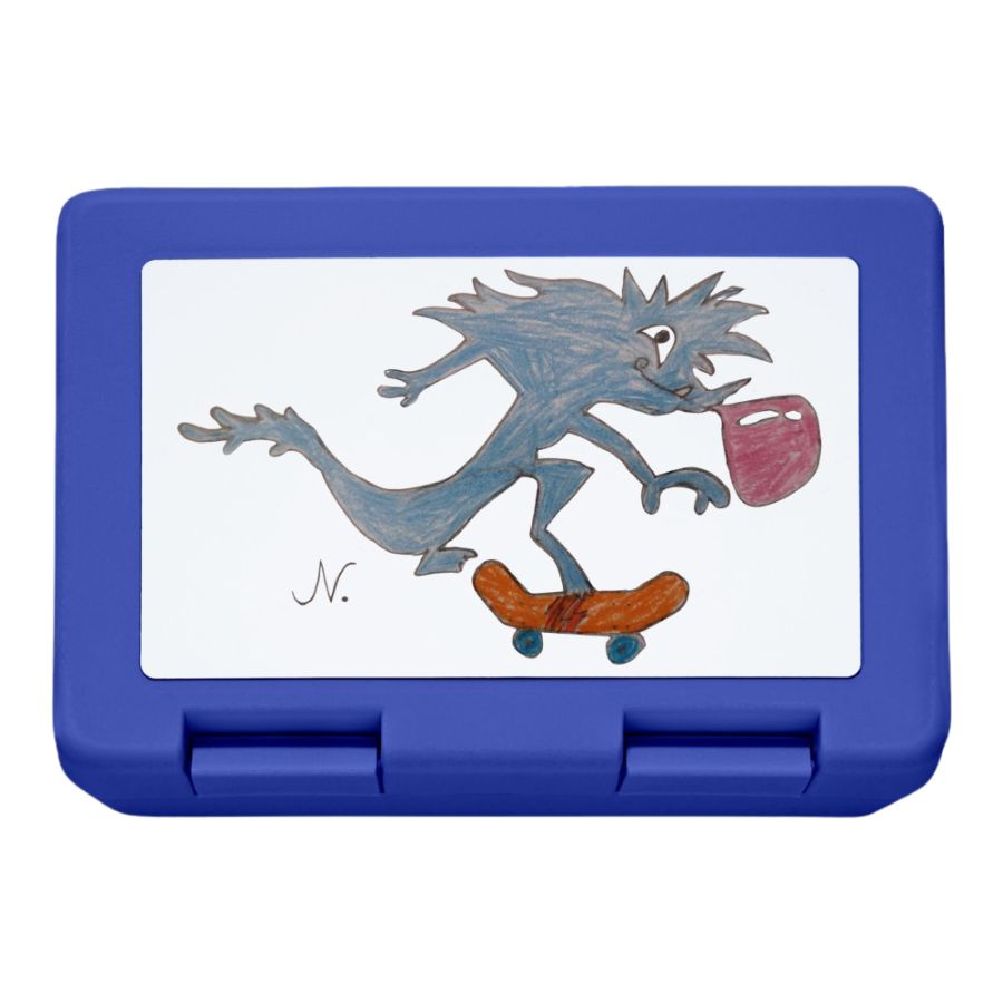 Personalisierte Brotdose für Kinder mit Namen und Zeichnung