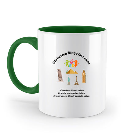 Geschenk Tasse mit liebevollem Zitat über Erinnerungen und besondere Momente