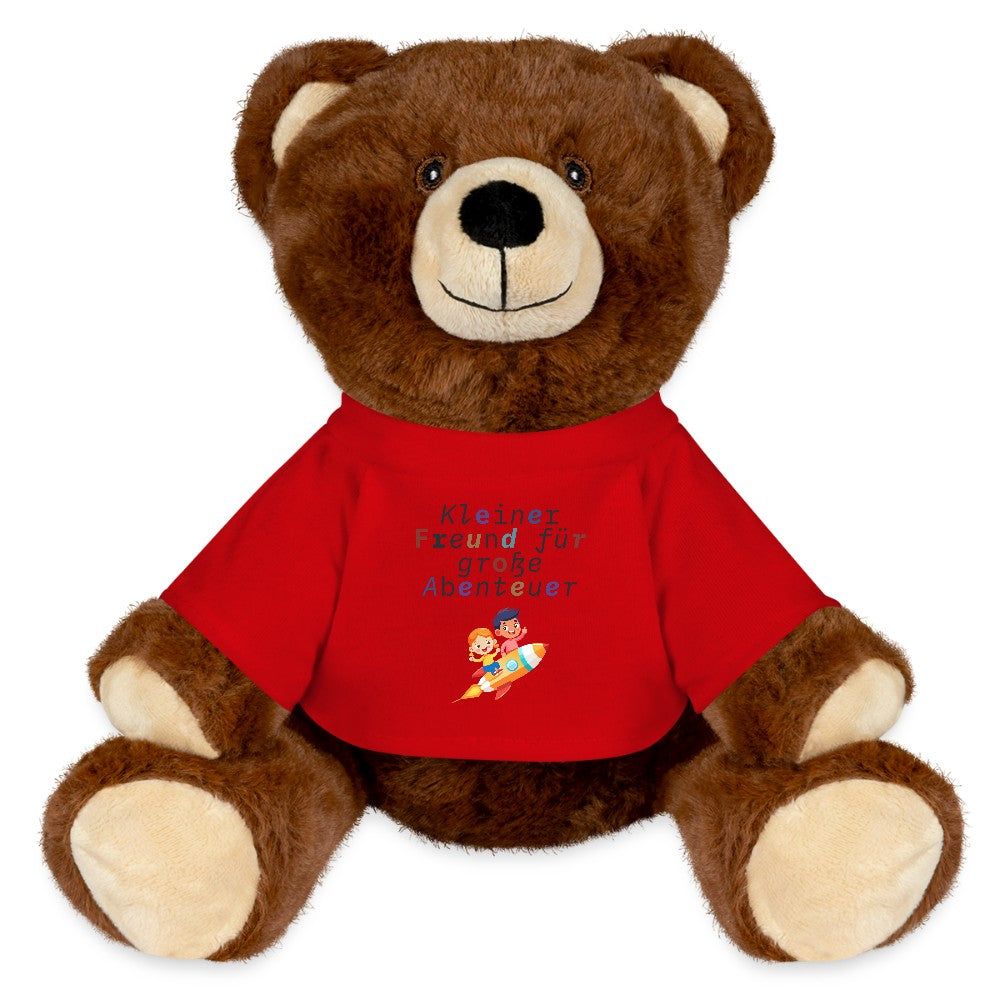Teddy Bär liebevoll verpackt als Geschenk zur Geburt oder Taufe