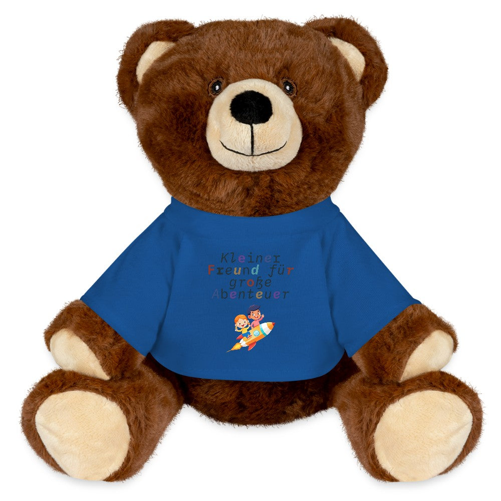 Kleines Kind hält Teddy Bär – weiches Kuscheltier für große Abenteuer