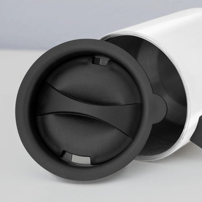 Thermobecher „Du & Ich“ – Edelstahlbecher mit Henkel | 414 ml